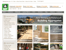 Tablet Screenshot of naturalstoneandtimber.co.uk